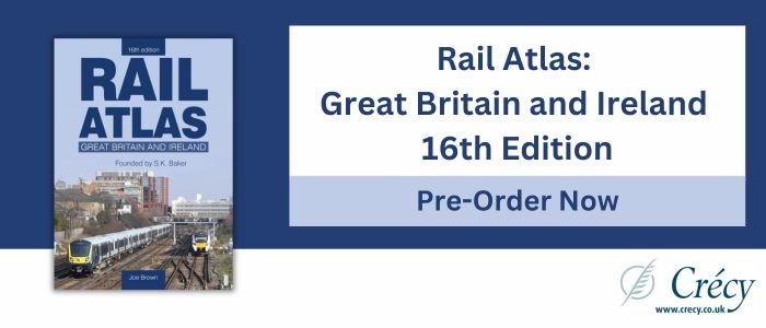 Rail Atlas: Great Britain and Ireland 16th Edition